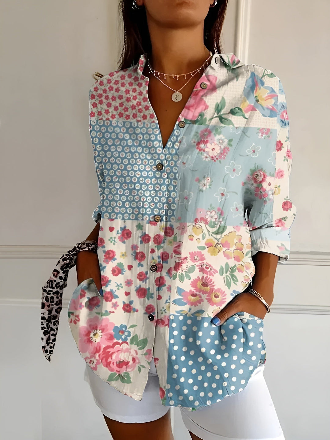 Danica™ Elegant Floral Shirt