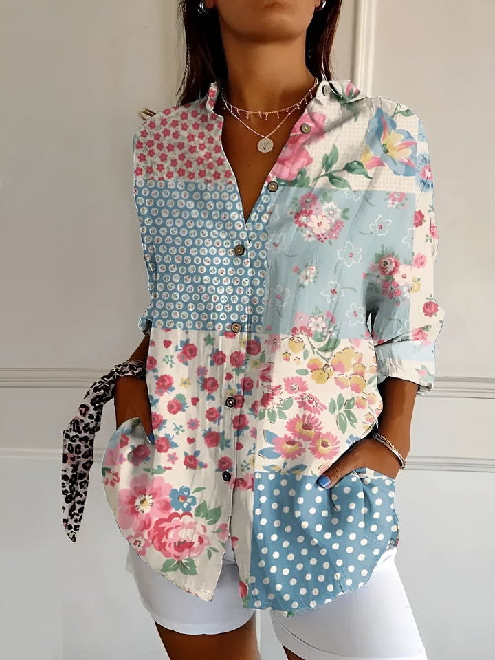 Danica™ Elegant Floral Shirt