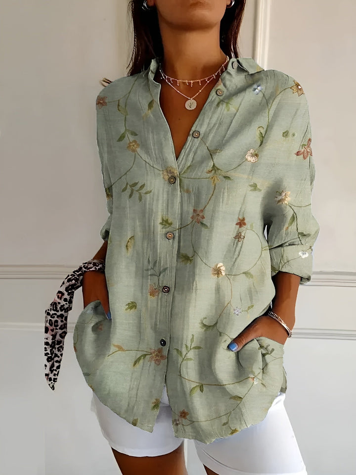 Danica™ Elegant Floral Shirt